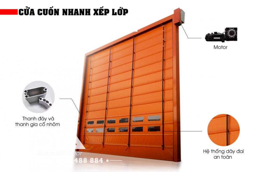 Cửa Cuốn Nhanh (Xếp Lớp) Model 7000 3 cua cuon nhanh dta xep lop 02