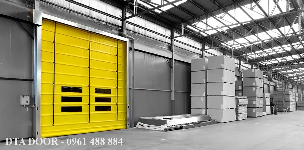 Cửa cuốn nhanh PVC chất lượng cao tại Đồng Nai cua cuon dta toc do cao 10