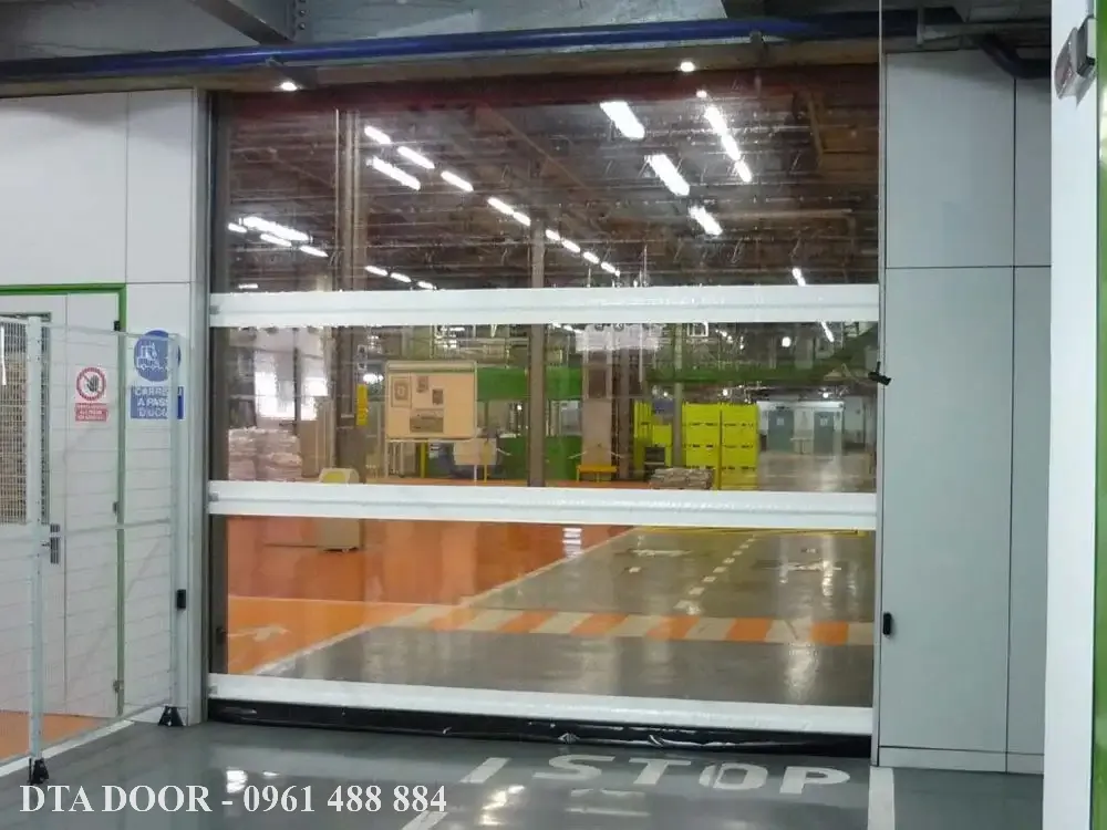 Lắp đặt cửa cuốn nhanh công nghiệp tại TPHCM cua cuon dta toc do cao 20